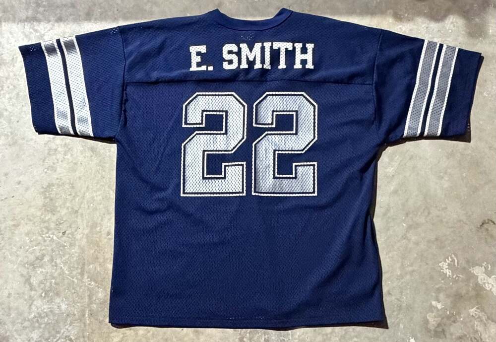 Vintage Logo 7 Emmitt Smith Dallas Cowboys Jersey Size XL